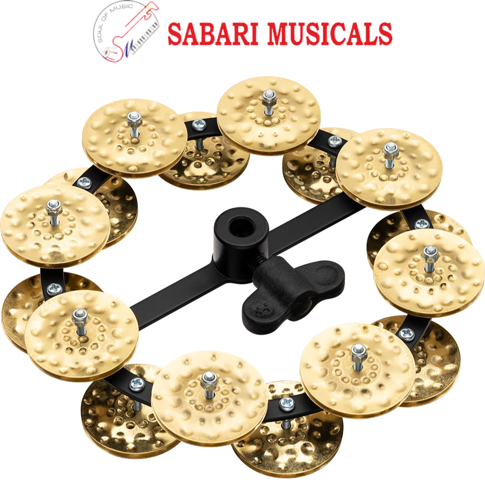 Meinl Percussion HTHH2B-BK Hi-Hat Tambourine - Black