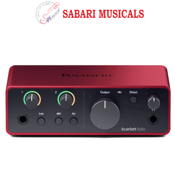 Focusrite Scarlett Solo 4th Generation 2in-2out Audio Interface