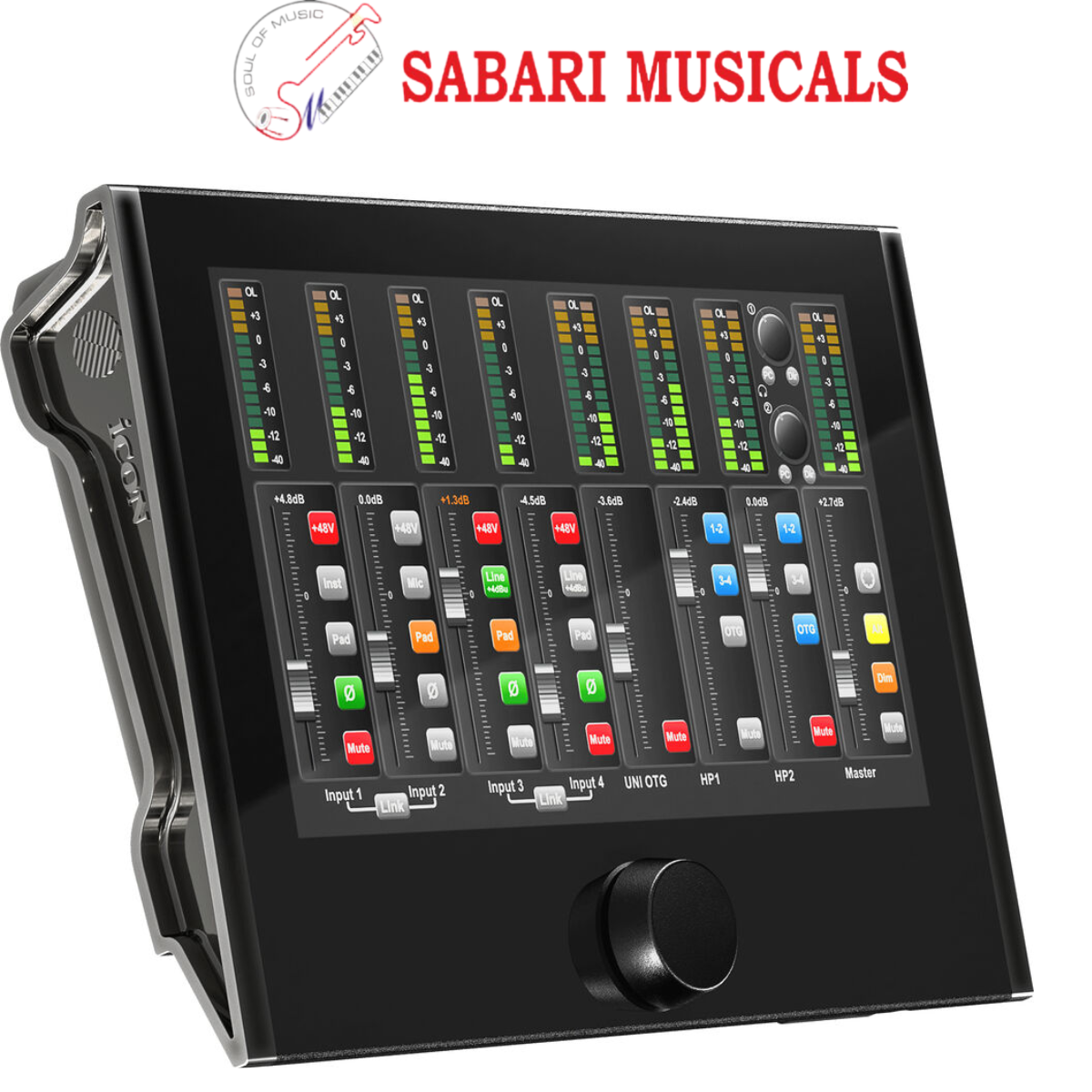 Icon Pro Audio Touch 8 12x12 USB-C Touchscreen Audio Interface