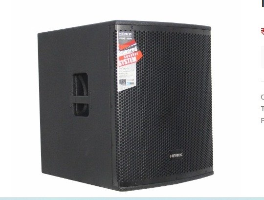 HAWK VIBE 115A 15 INCH ACTIVE SUBWOOFER - Image 2