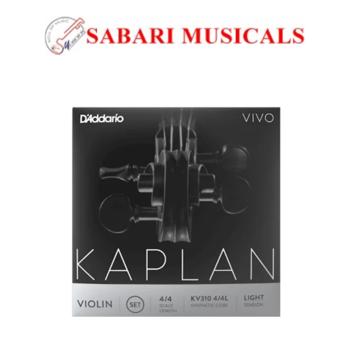 D'Addario KV310 4/4L Kaplan Vivo violin string set light tension