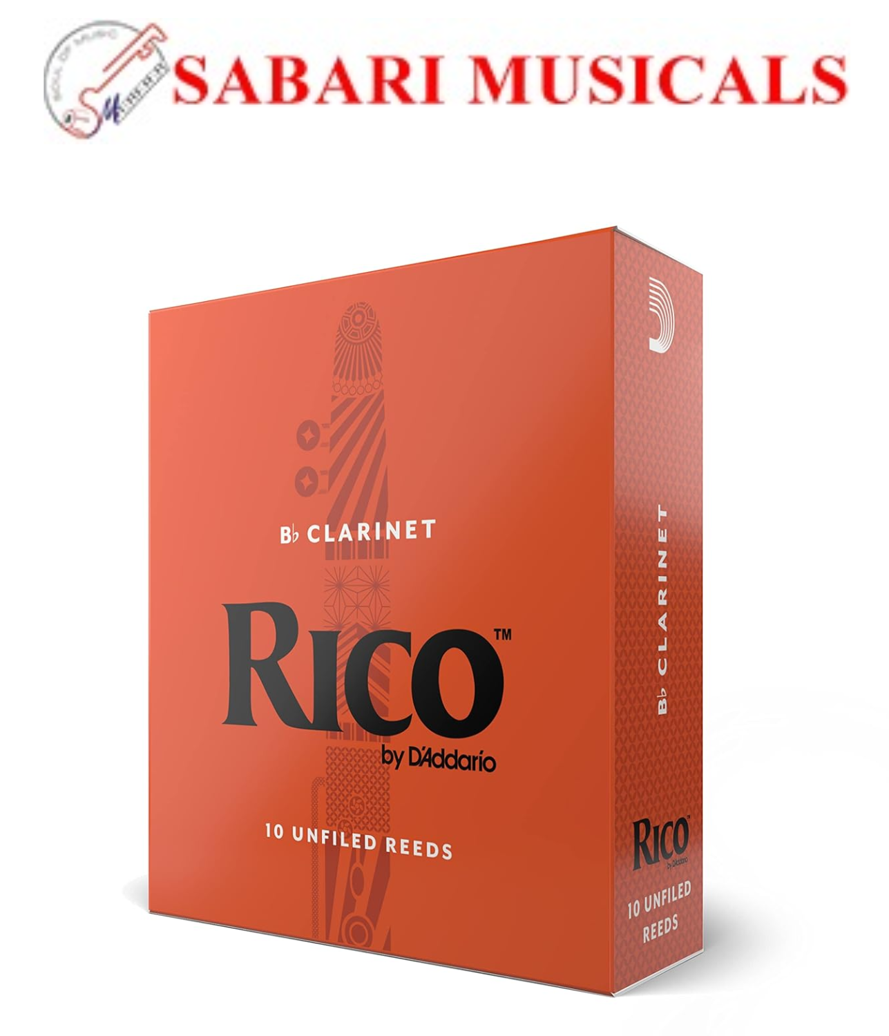 Rico by D'Addario RCA1015 Bb Clarinet Reeds, Strength 1.5, 10-pack