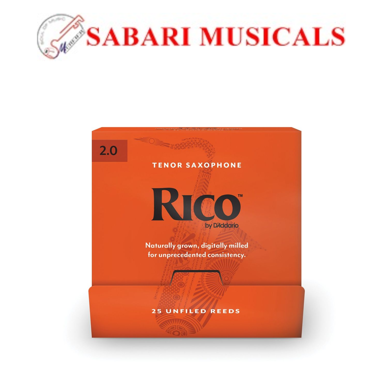 Daddario Rico RKA0120-B25 tenor-sax 25p 2.0 Fliser