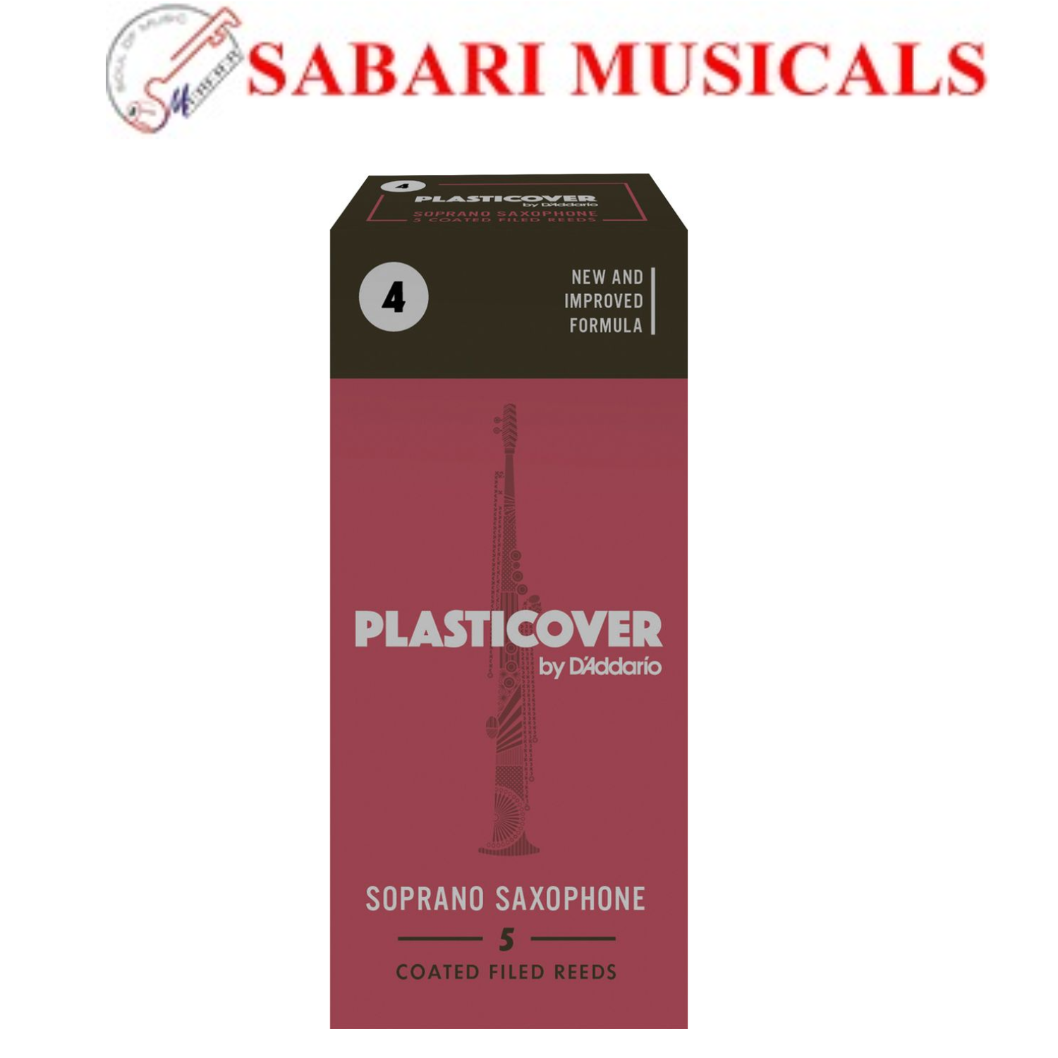 Daddario Plasticover RRP05SSX400 Sopran-sax 5p 4.0 Fliser