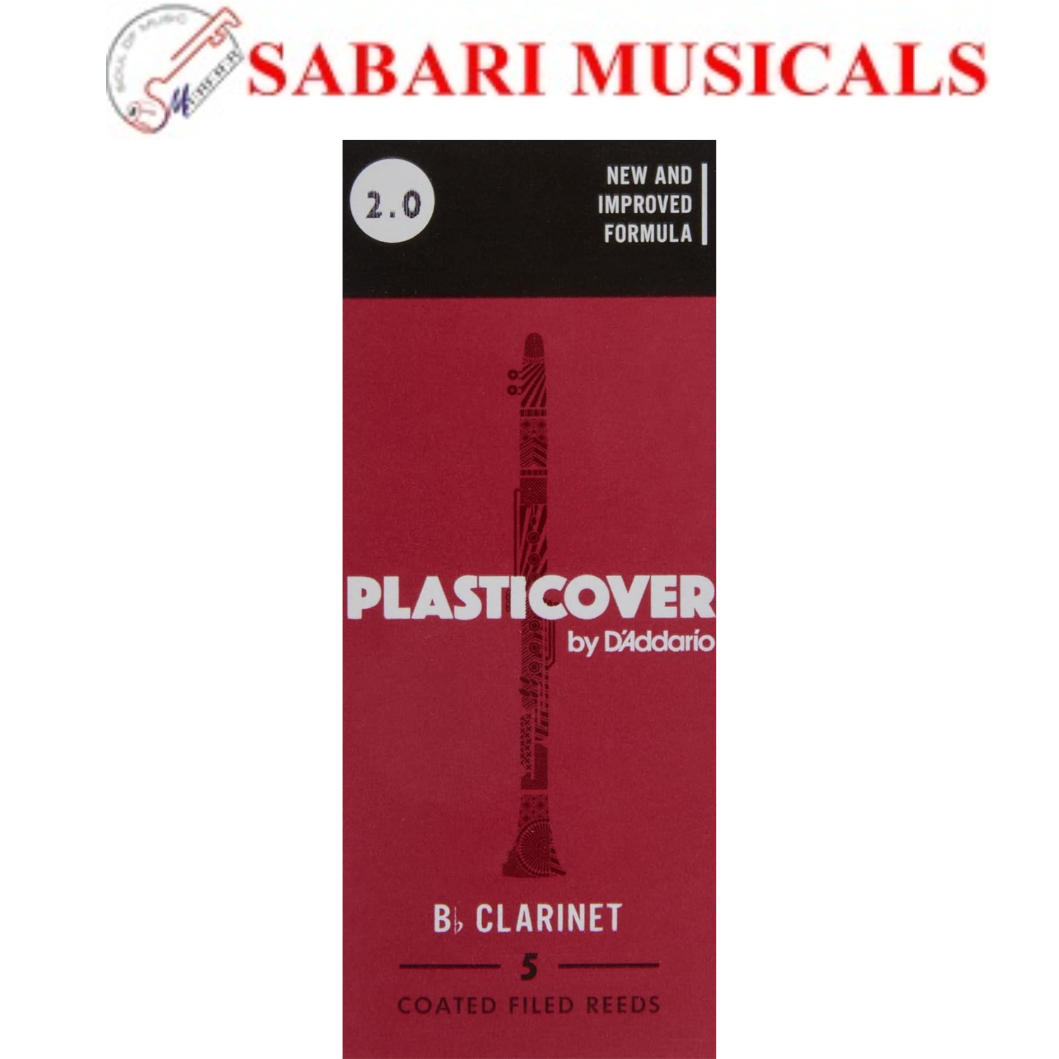 Rico Plasticover Bb Clarinet Reeds RRP05BCL200