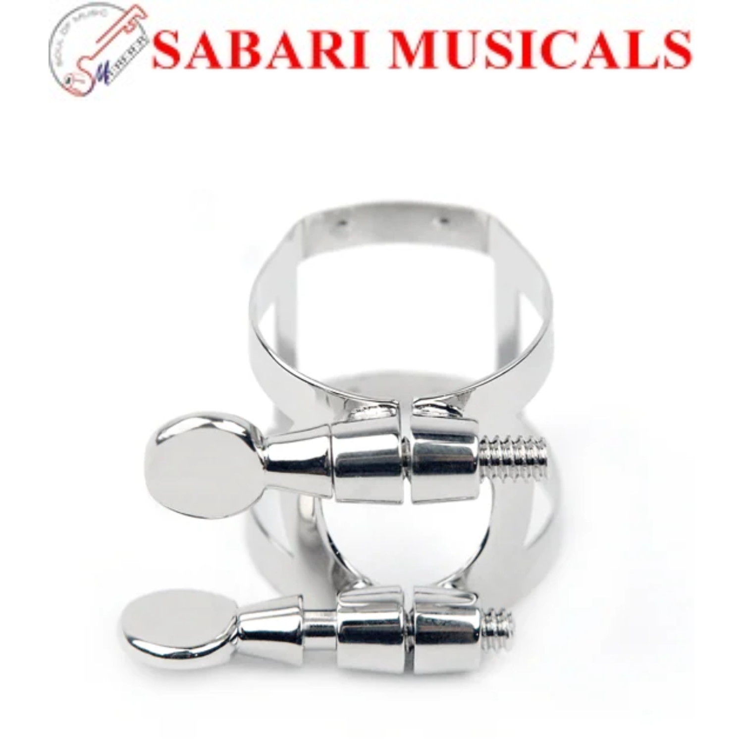 Rico, Ligature, Tenor Sax, Hard Rubber, Nickel RTS1LN