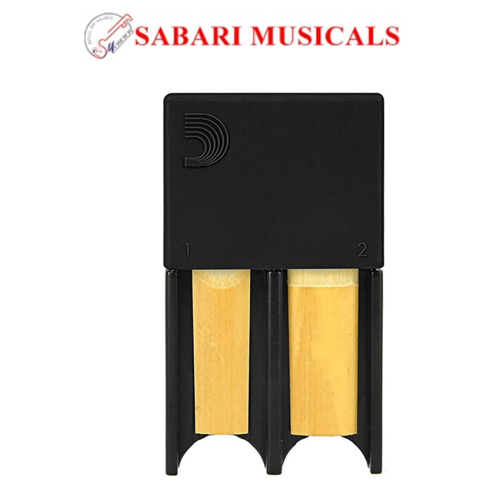 Daddario DRGRD4ACBK Reed Guard D'Addario Clarinet/Alto Sax Black 4 Reeds