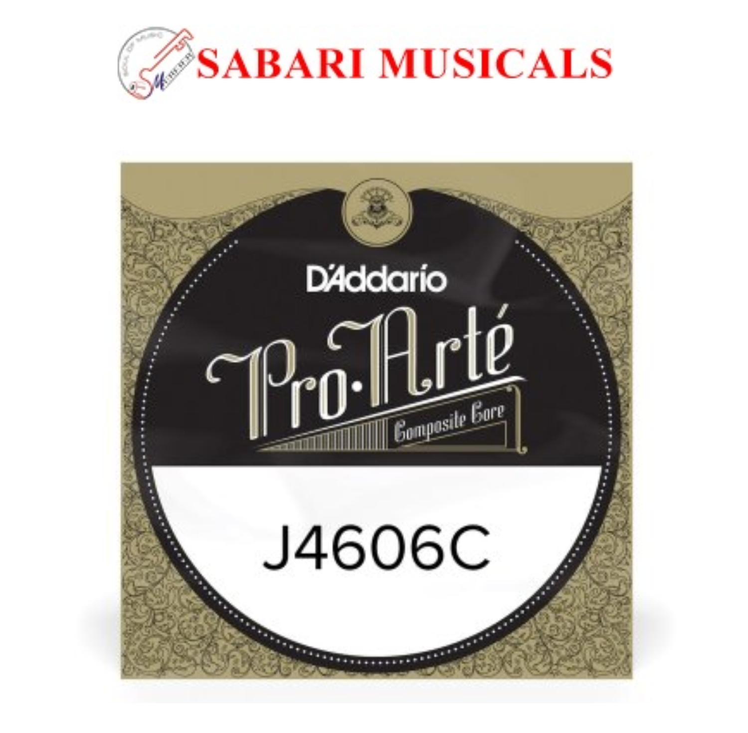 D'Addario Composite J4606C - 6th string (E), hard tension .046