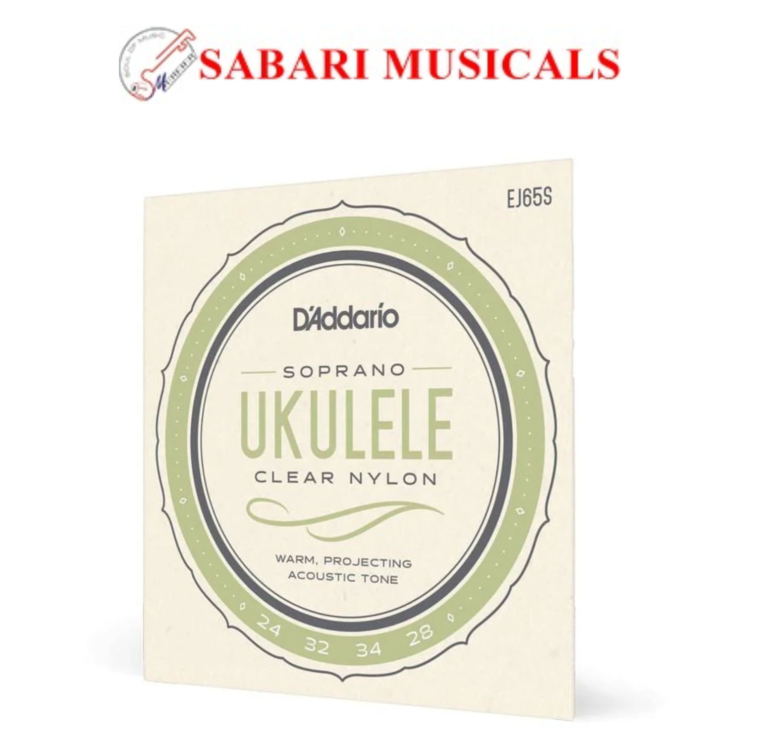 D'Addario EJ65S Soprano Ukulele String Set