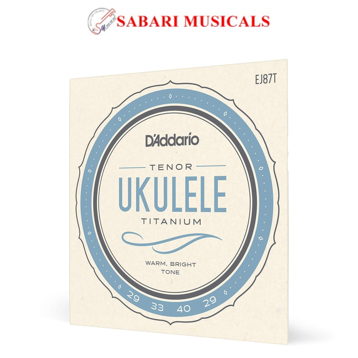 D'Addario EJ87T Titanium Ukulele Strings, Tenor - Image 2