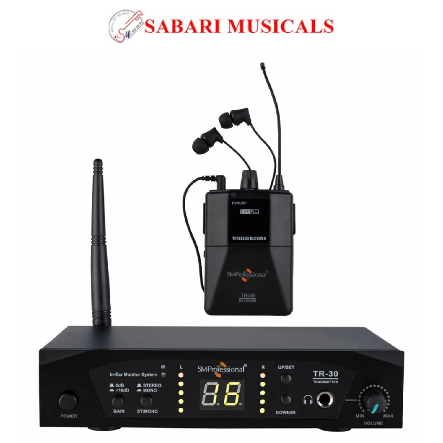 Studiomaster TR-30 IEM high-quality professional Wireless Stereo In-ear Monitor System