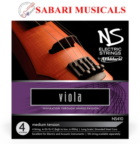 Daddario NS410 electric Viola string set