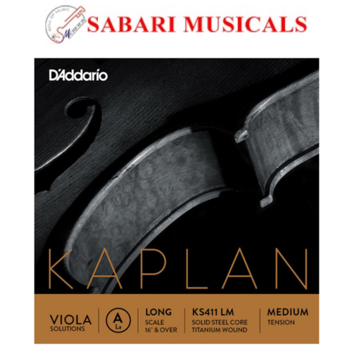 D'Addario Kaplan KS411LM Medium Tension A Viola String
