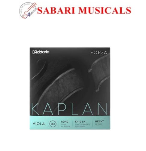 D'Addario KA410 LH Kaplan Forza viola string set, Long Scale, Heavy Tension
