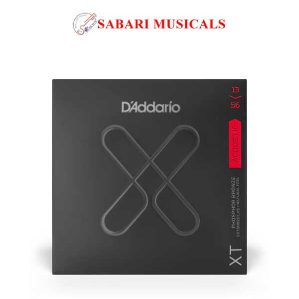 D`Addario XTAPB1356 XT Phosphor Bronze Coated Acoustic Guitar Strings - .013-.056 Medium