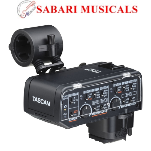 TASCAM CA-XLR2d-C XLR Microphone Adapter Kit for Canon Cameras