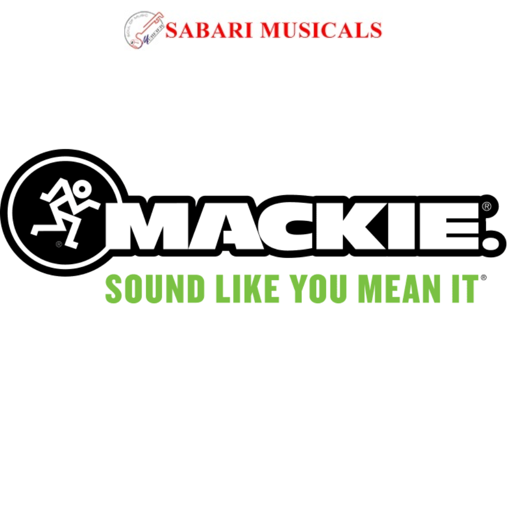 Mackie Bannner Black Fabric Banner with Mackie Combo Logo