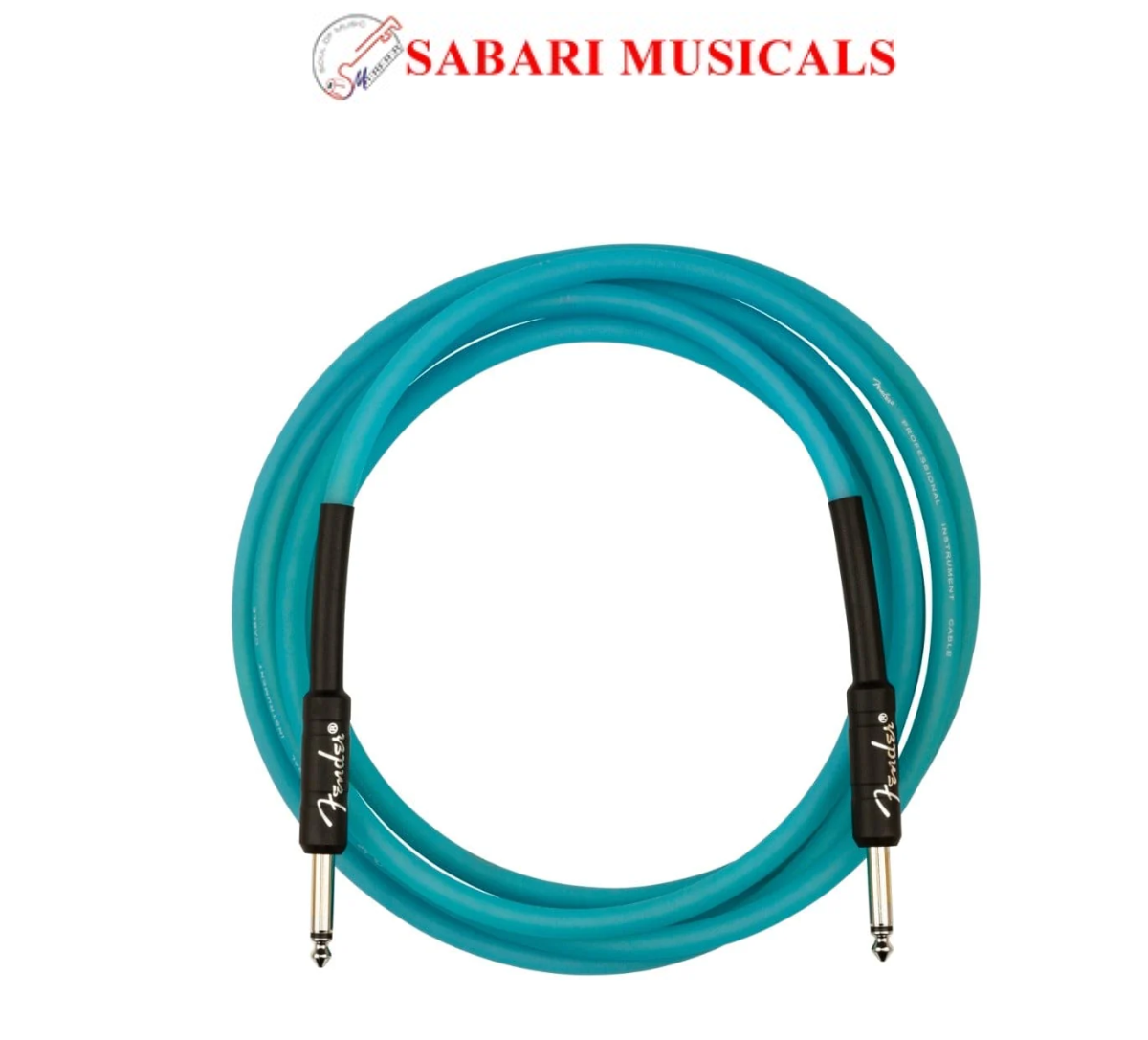 Fender Professional Series Glow in the Dark Instrument Cables - Blue 0990810108