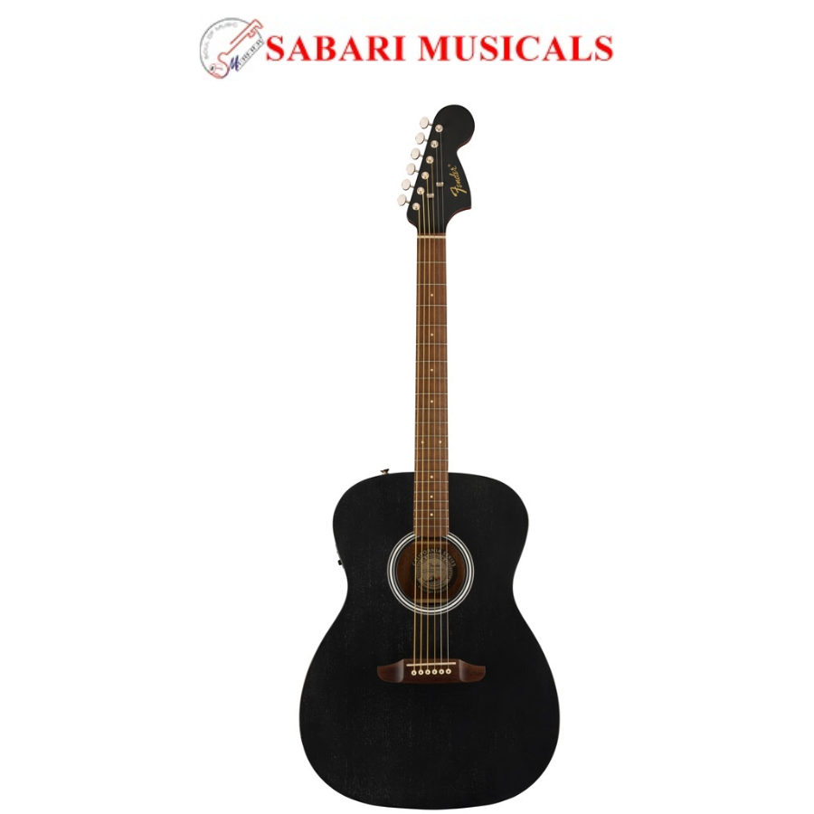 Fender Monterey Standard Walnut Fingerboard Electro Acoustic Guitar 0973052111 - Black Top