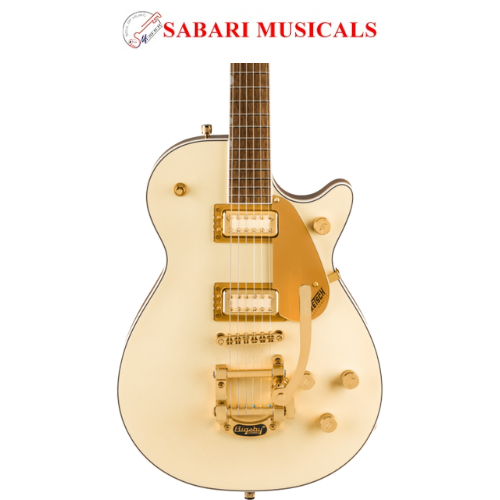 Gretsch Electromatic Pristine LTD Jet Single-Cut with Bigsby Laurel Fingerboard Electric Guitar 2507813574 - White Gold