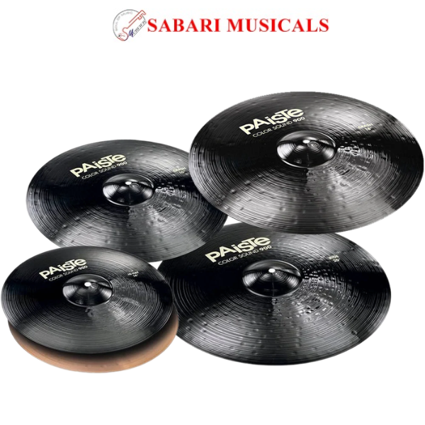 Paiste Cymbal Color Sound 900 Series Black Set (14/16/18/20) 190MXTE