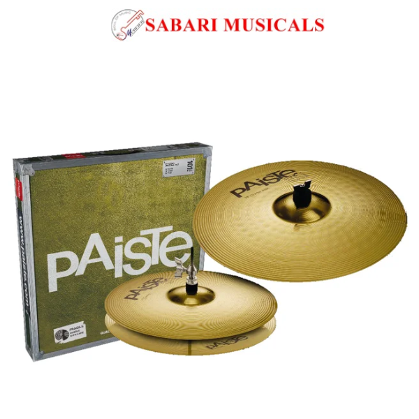 Paiste 014ES14 101 Cymbal Pack 14-inch Hi Hats Pair and 18 inch Crash/Ride