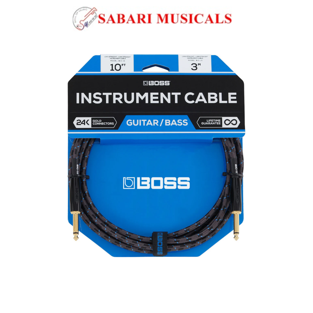 Boss BIC-10 Instrument Cable