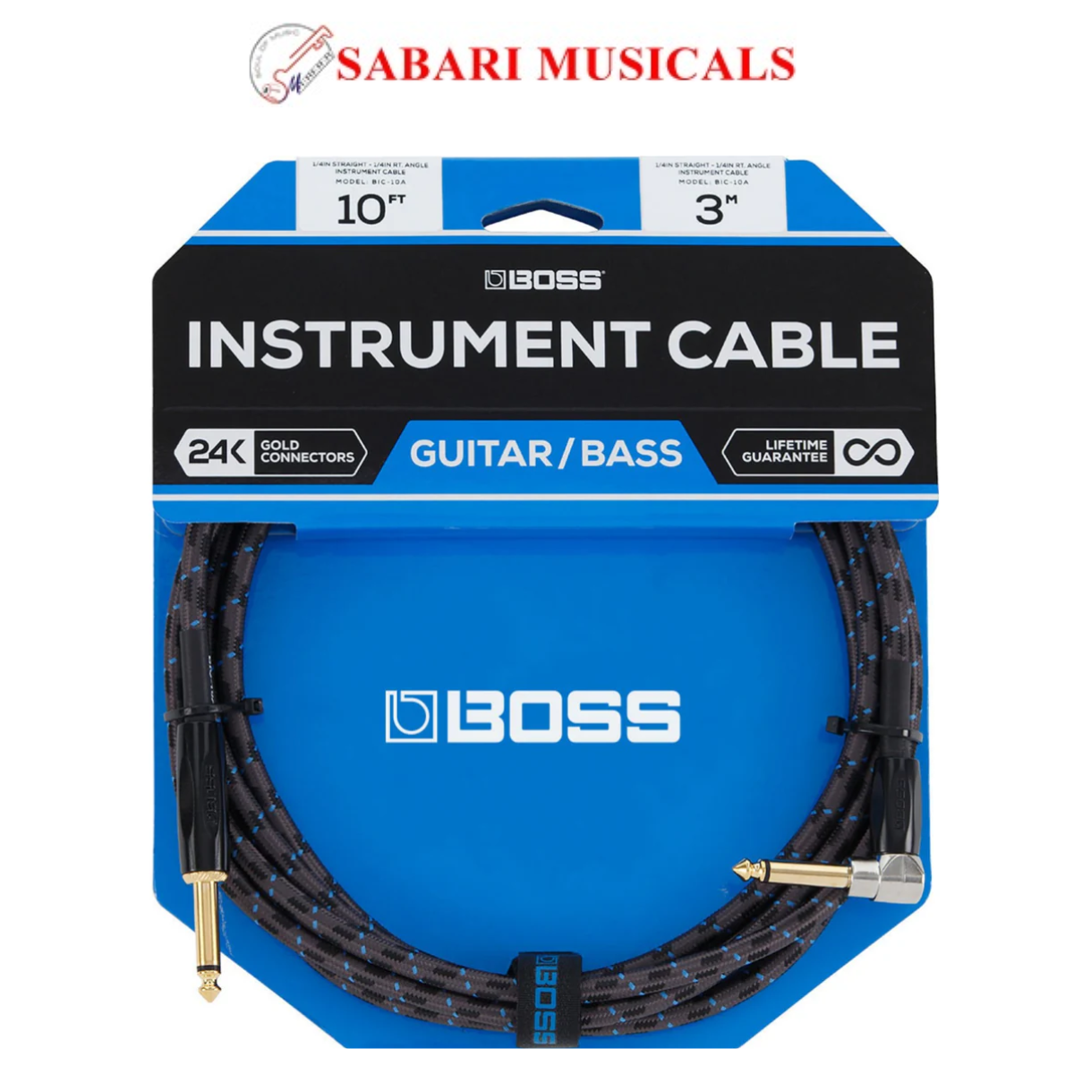Boss BIC-10A Instrument Cable