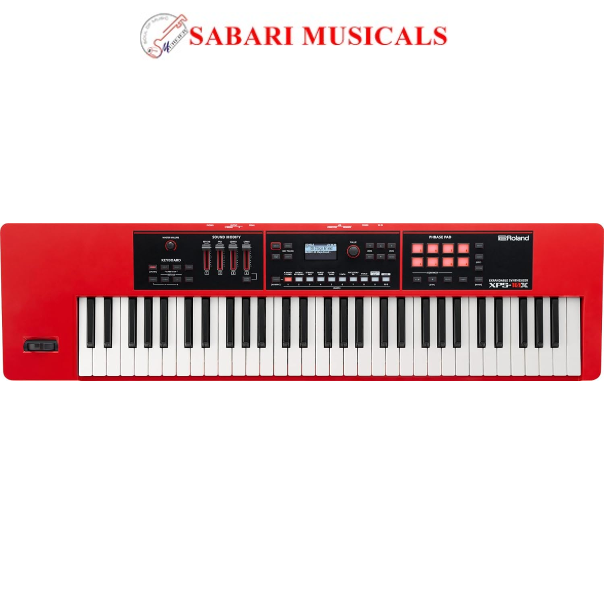ROLAND XPS-10X Expandable Synthesizer Red