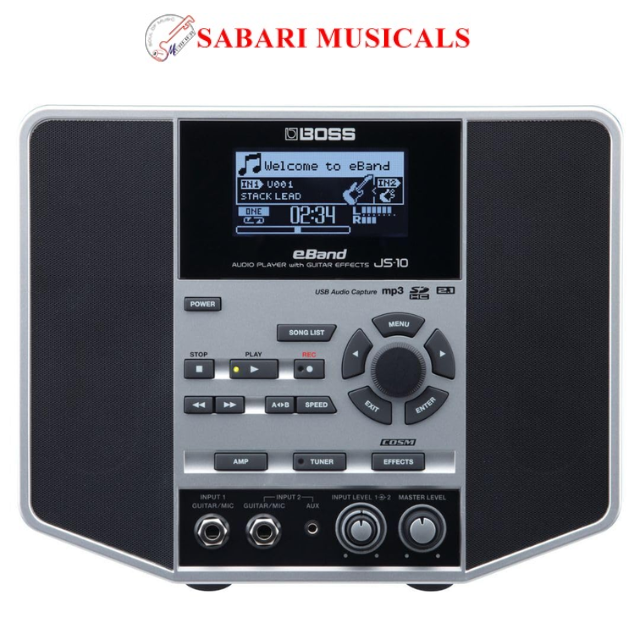 Boss JS-10 Audio Player and Trainer with Guitar Effects