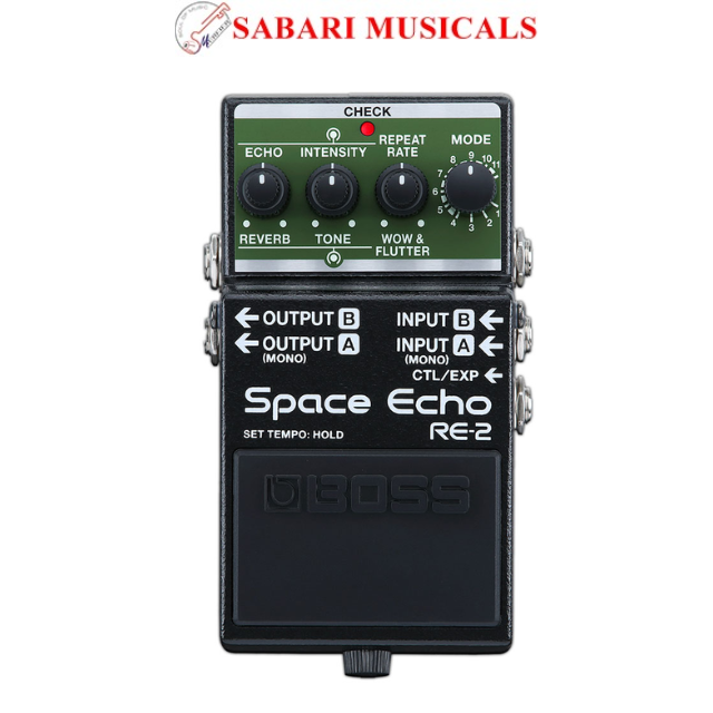 Boss RE-2 Space Echo Delay and Reverb Effects Pedal