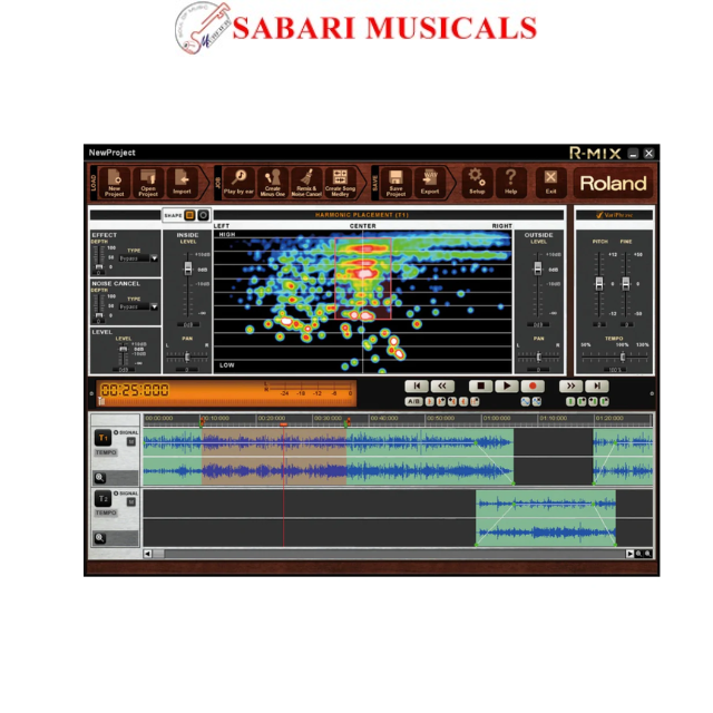 Roland R-MIX Audio Processing Software