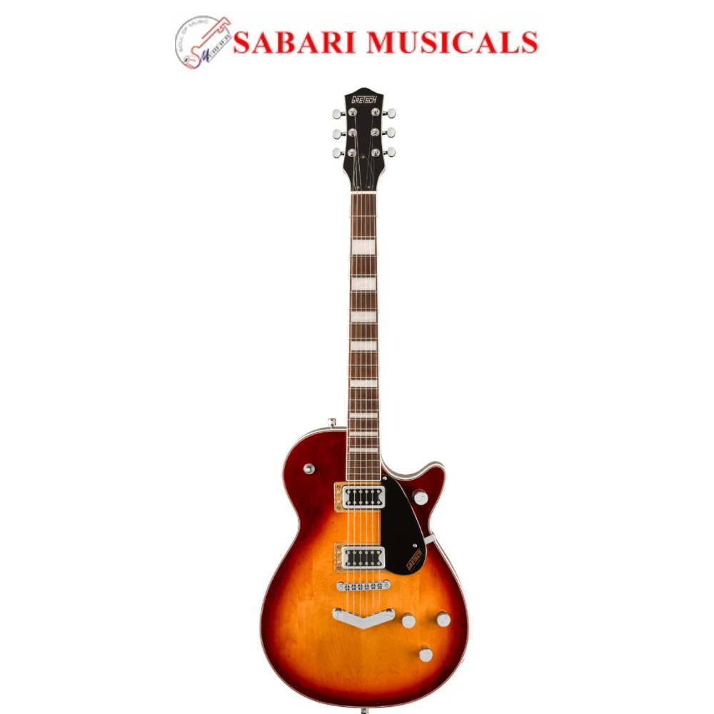 Gretsch G5220 Electromatic Jet BT Single Cut with V-Stoptail Electric Guitar- Firestick Red - Sweet Tea