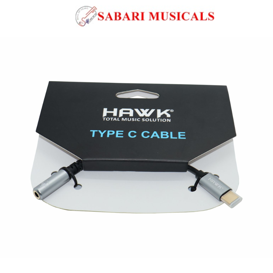 Hawk HCJFLU00.15 Type C TO 3.5mm TRS Female - Black