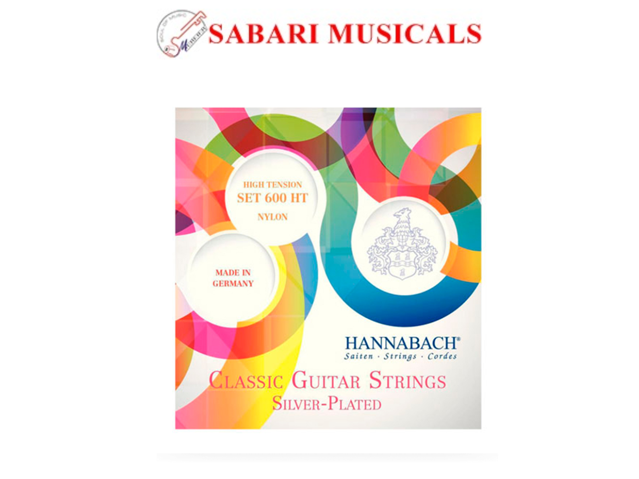 Hannabach 600HT Hard Tension Classical Guitar String Set