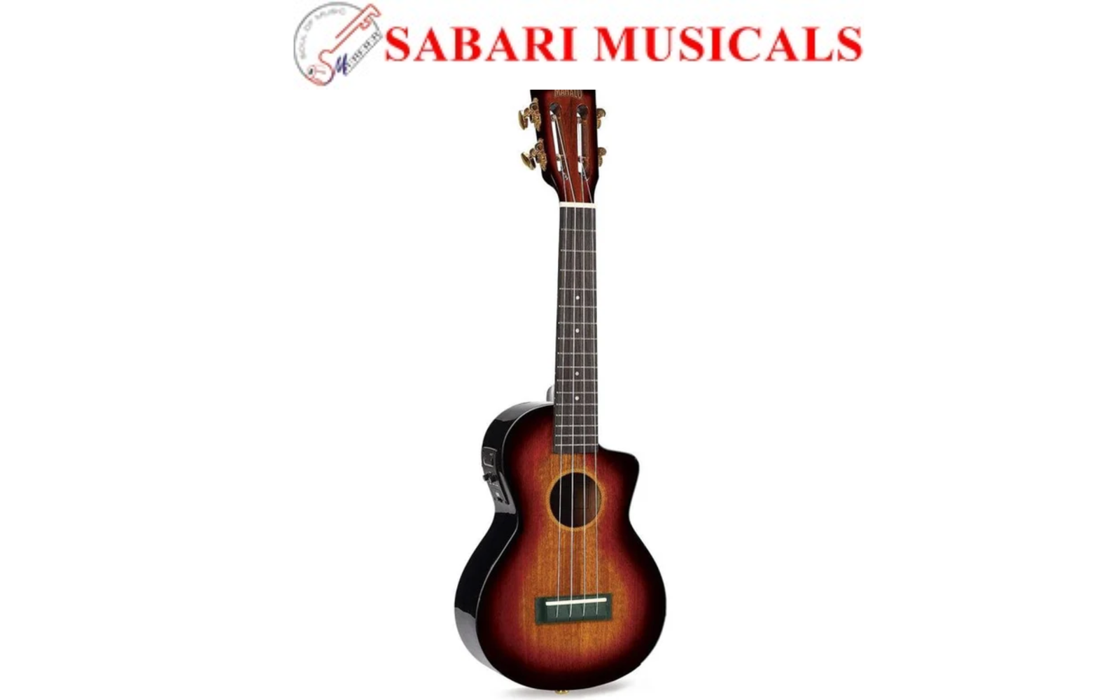 Mahalo MJ2CE Cutaway Concert Semi Electric Ukulele - 3 Tone Sunburst