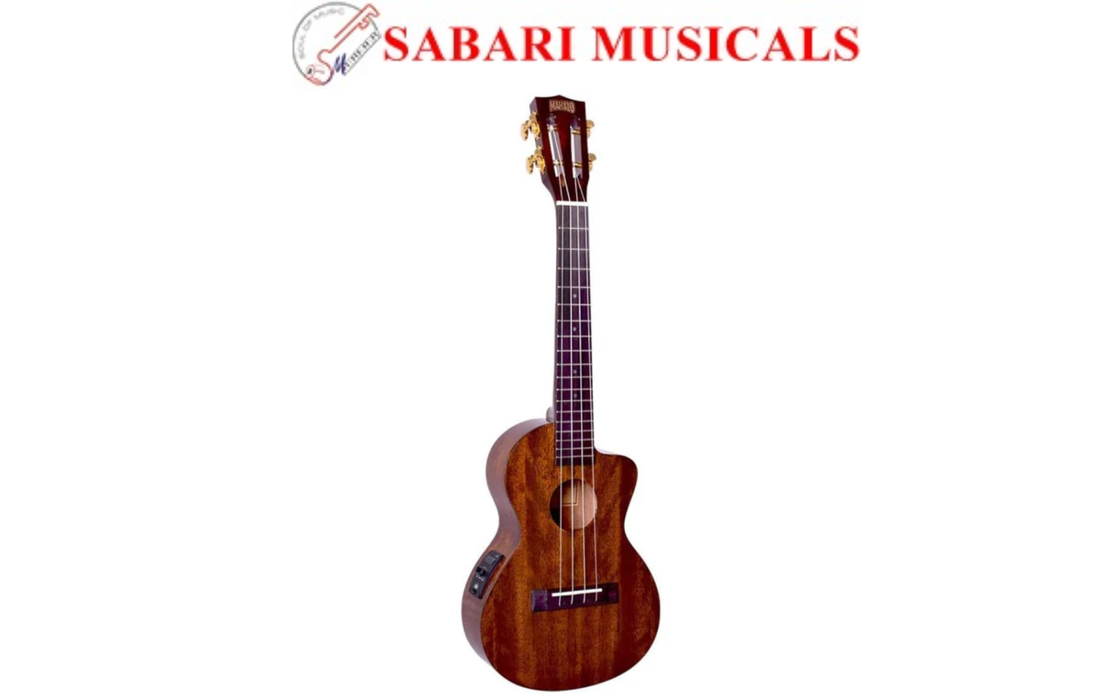 Mahalo MJ2CE Cutaway Concert Semi Electric Ukulele - Transparent Brown MJ2CETBR