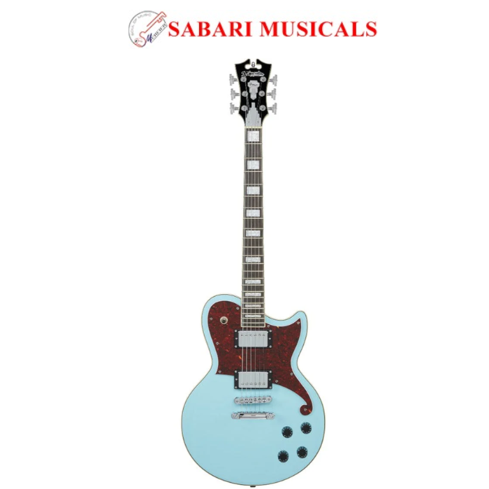 D'Angelico Premier Atlantic 6 String Electric Guitar - Sky Blue DAPATLSBMCS