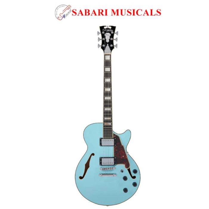 D'Angelico Premier SS Semi-Hollow 6 String Electric Guitar - Sky Blue DAPSSSKBCS