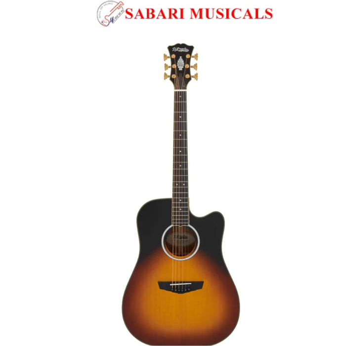 D'Angelico DAED500VSB2GP Excel Bowery 6 String Electro Acoustic Guitar