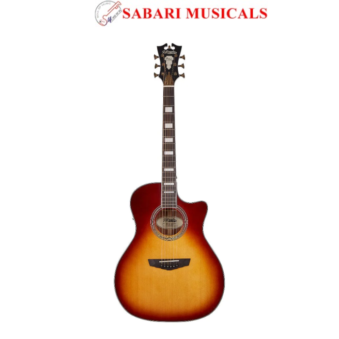 D'Angelico Premier Gramercy Electro Acoustic Guitar - Iced Tea Burst DAPG200ITBAPS