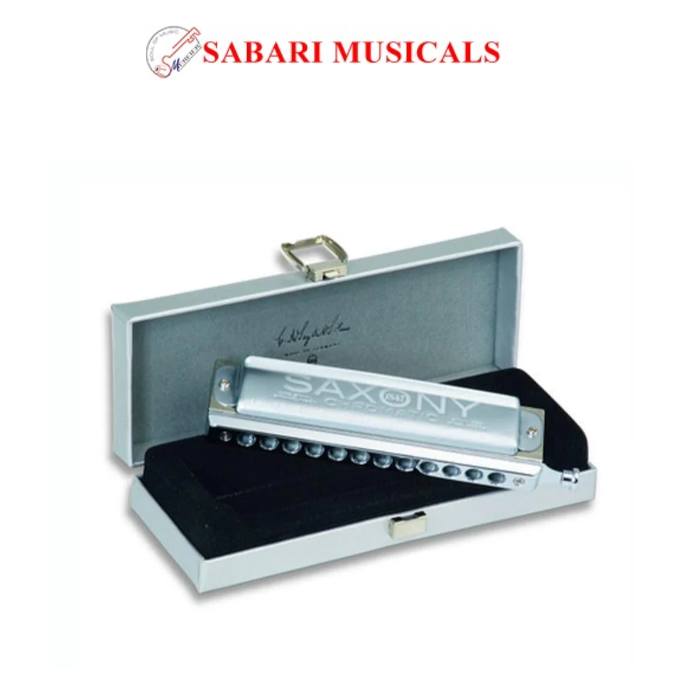 Seydel 52480 Solo Saxony Chromatic Harmonica - Key G