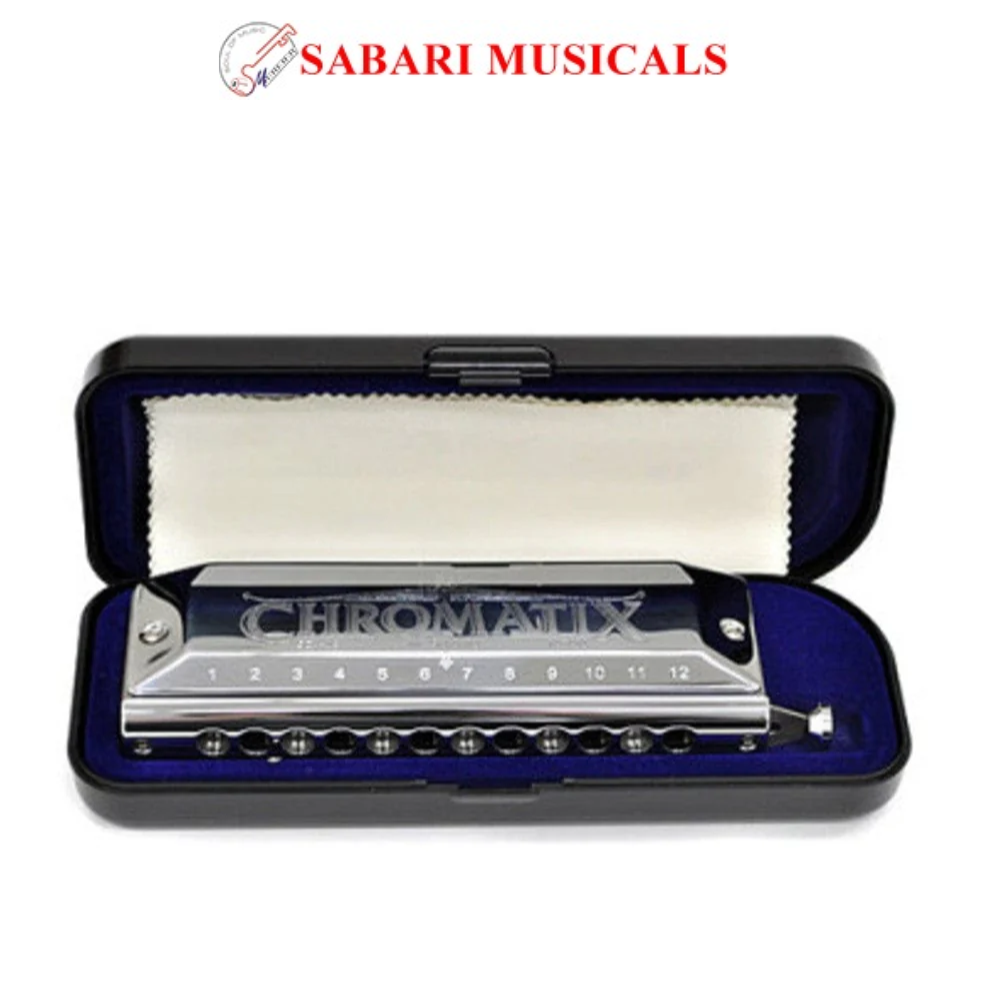 Suzuki SCX-48 Chromatic Series Deluxe Harmonica 12 Hole 48 Reeds - Bb