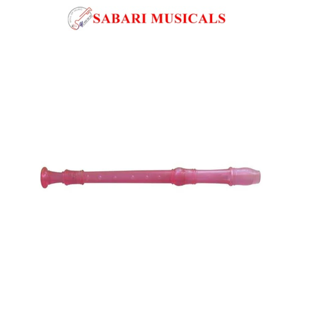 Suzuki SRG 81 Soprano 3 Piece Recorder - Transparent - Transparent Pink SRG81TP