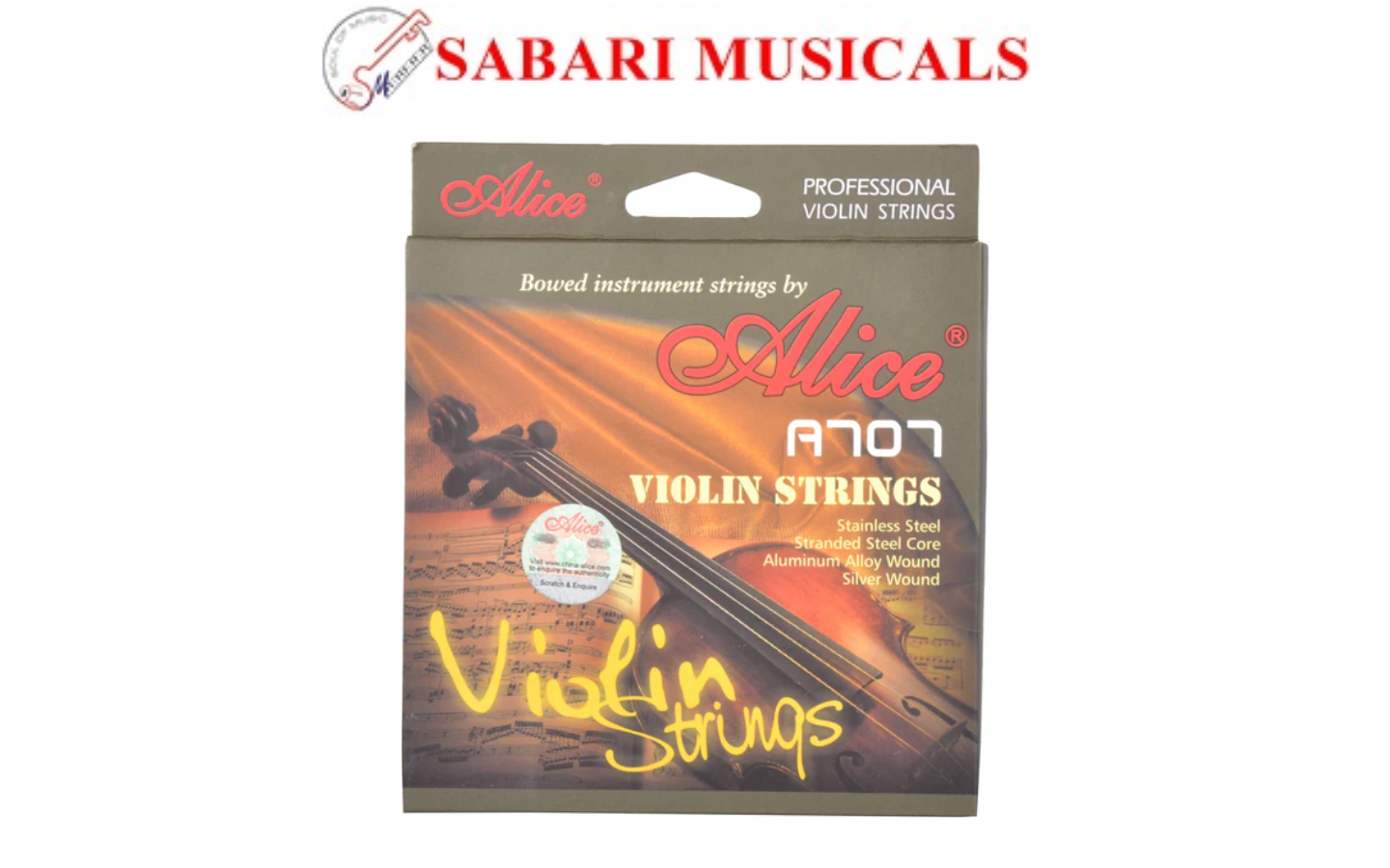 Alice, Violin Strings, A707