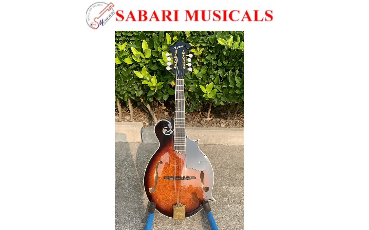Aiersi Glossy Sunburst Vintage F Style Mandolin MAF010