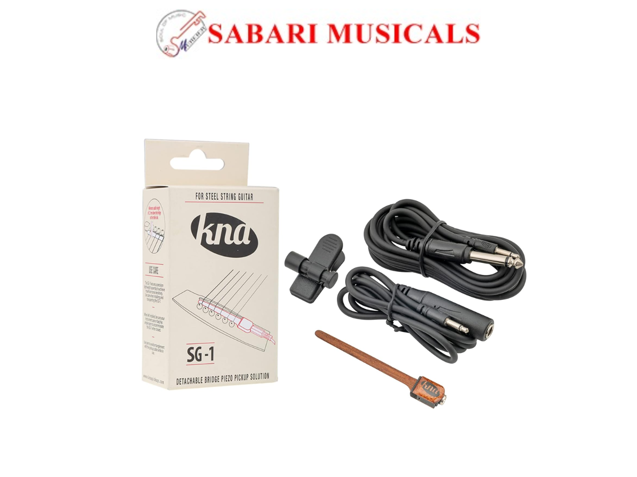 KNA SG-1 Portable Piezo Pickup for Steel String Acoustic Guitar