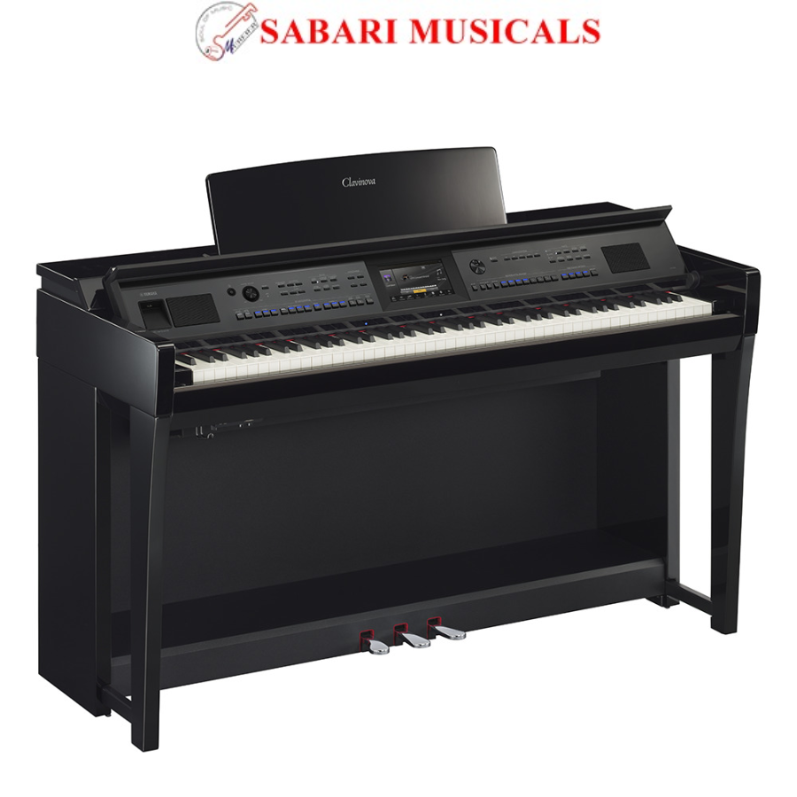 Yamaha CVP-905PE Polished Ebony Clavinova Digital Piano With Bench