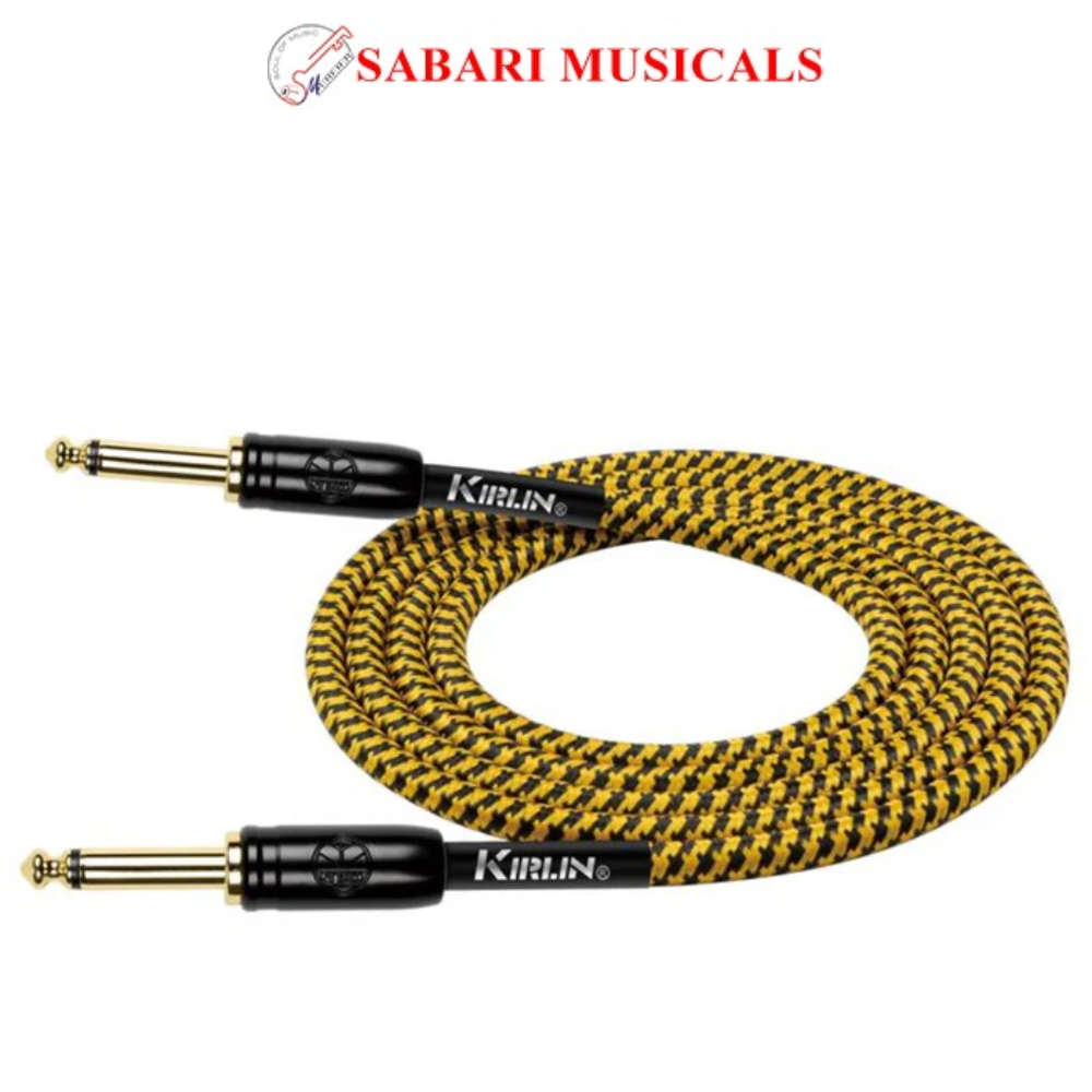 Kirlin IW-241BCG 10M Original Woven Instrument Cable - Gold
