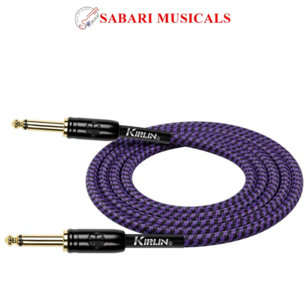 Kirlin IW-241BCG 10M Original Woven Instrument Cable - Purple